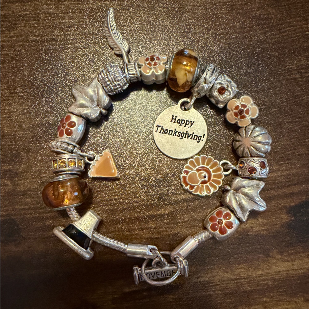Willabee and Ward November charm bracelet